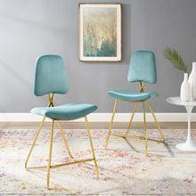 Load image into Gallery viewer, Ponder Performance Velvet Counter Stool Set of 2 by Modway