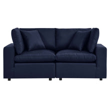 Load image into Gallery viewer, Commix Overstuffed Outdoor Patio Loveseat by Modway