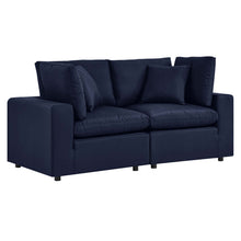 Load image into Gallery viewer, Commix Overstuffed Outdoor Patio Loveseat by Modway