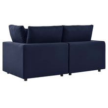 Load image into Gallery viewer, Commix Overstuffed Outdoor Patio Loveseat by Modway