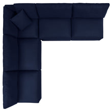 Load image into Gallery viewer, Commix 5-Piece Sunbrella¨ Outdoor Patio Sectional Sofa