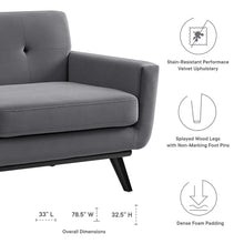 Load image into Gallery viewer, Engage Performance Velvet Loveseat by Modway