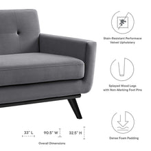 Load image into Gallery viewer, Engage Performance Velvet Sofa by Modway