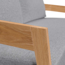 Load image into Gallery viewer, Brisbane Teak Wood Outdoor Patio Loveseat by Modway