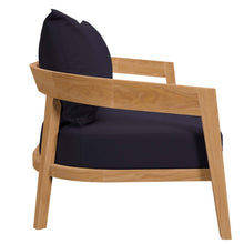 Load image into Gallery viewer, Brisbane Teak Wood Outdoor Patio Loveseat by Modway