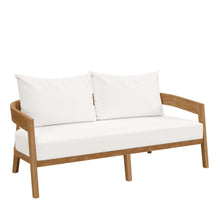 Load image into Gallery viewer, Brisbane Teak Wood Outdoor Patio Loveseat by Modway