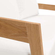 Load image into Gallery viewer, Brisbane Teak Wood Outdoor Patio Loveseat by Modway