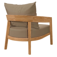 Load image into Gallery viewer, Brisbane Teak Wood Outdoor Patio Armchair by Modway