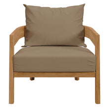 Load image into Gallery viewer, Brisbane Teak Wood Outdoor Patio Armchair by Modway