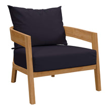 Load image into Gallery viewer, Brisbane Teak Wood Outdoor Patio Armchair by Modway
