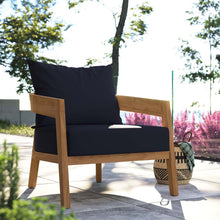 Load image into Gallery viewer, Brisbane Teak Wood Outdoor Patio Armchair by Modway