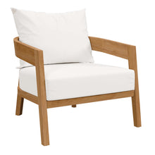 Load image into Gallery viewer, Brisbane Teak Wood Outdoor Patio Armchair by Modway