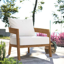Load image into Gallery viewer, Brisbane Teak Wood Outdoor Patio Armchair by Modway
