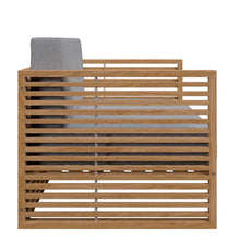 Load image into Gallery viewer, Carlsbad Teak Wood Outdoor Patio Loveseat by Modway