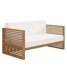 Load image into Gallery viewer, Carlsbad Teak Wood Outdoor Patio Loveseat by Modway