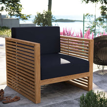 Load image into Gallery viewer, Carlsbad Teak Wood Outdoor Patio Armchair by Modway