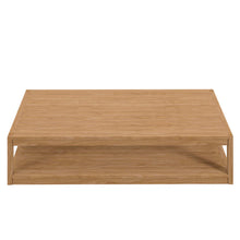 Load image into Gallery viewer, Carlsbad Teak Wood Outdoor Patio Coffee Table by Modway