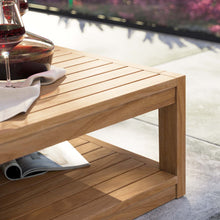 Load image into Gallery viewer, Carlsbad Teak Wood Outdoor Patio Coffee Table by Modway