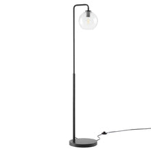 Load image into Gallery viewer, Silo Glass Globe Glass and Metal Floor Lamp by Modway