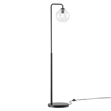 Load image into Gallery viewer, Silo Glass Globe Glass and Metal Floor Lamp by Modway