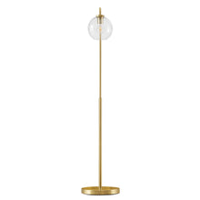 Load image into Gallery viewer, Silo Glass Globe Glass and Metal Floor Lamp by Modway
