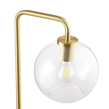 Load image into Gallery viewer, Silo Glass Globe Glass and Metal Floor Lamp by Modway