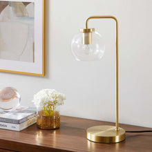 Load image into Gallery viewer, Silo Glass Globe Glass and Metal Table Lamp by Modway