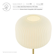 Load image into Gallery viewer, Reprise Glass Sphere Glass and Metal Table Lamp by Modway