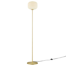 Load image into Gallery viewer, Reprise Glass Sphere Glass and Metal Floor Lamp by Modway