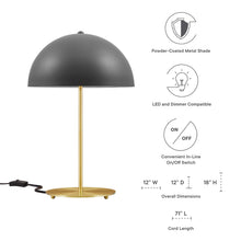 Load image into Gallery viewer, Ideal Metal Table Lamp by Modway
