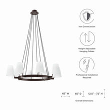 Load image into Gallery viewer, Surround 8-Light Chandelier by Modway