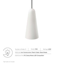 Load image into Gallery viewer, Beacon 1-Light Pendant Light by Modway