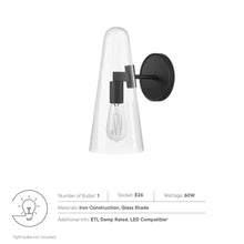 Load image into Gallery viewer, Beacon 1-Light Wall Sconce by Modway