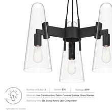 Load image into Gallery viewer, Beacon 3-Light Pendant Light by Modway