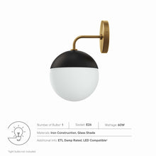 Load image into Gallery viewer, Stellar 1-Light Wall Sconce by Modway