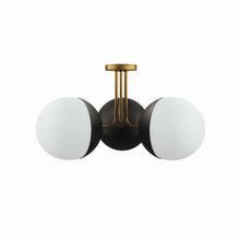 Load image into Gallery viewer, Stellar 3-Light Semi-Flush Ceiling Light by Modway