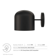 Load image into Gallery viewer, Avenue 1-Light Wall Sconce by Modway