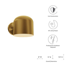 Load image into Gallery viewer, Avenue 1-Light Wall Sconce by Modway