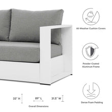 Load image into Gallery viewer, Tahoe Outdoor Patio Powder-Coated Aluminum Sofa by Modway