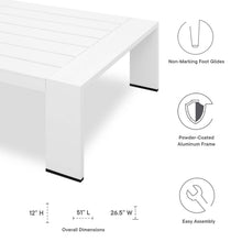 Load image into Gallery viewer, Tahoe Outdoor Patio Powder-Coated Aluminum Coffee Table by Modway