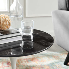 Load image into Gallery viewer, Lippa 20" Round Faux Marble Side Table by Modway