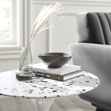 Load image into Gallery viewer, Lippa 20" Round Terrazzo Side Table by Modway