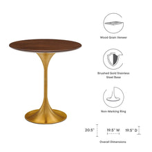 Load image into Gallery viewer, Lippa 20" Round Wood Side Table by Modway