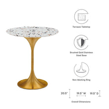 Load image into Gallery viewer, Lippa 20" Round Terrazzo Side Table by Modway