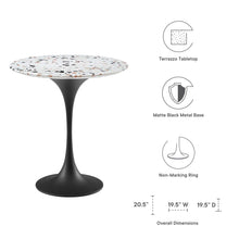 Load image into Gallery viewer, Lippa 20" Round Terrazzo Side Table by Modway