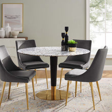 Load image into Gallery viewer, Zinque 47" Round Terrazzo Dining Table