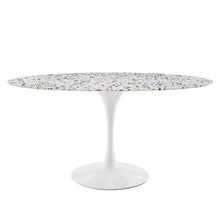 Load image into Gallery viewer, Lippa 60" Oval Terrazzo Dining Table by Modway