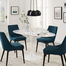 Load image into Gallery viewer, Lippa 60" Oval Terrazzo Dining Table by Modway