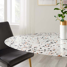 Load image into Gallery viewer, Lippa 60" Oval Terrazzo Dining Table by Modway
