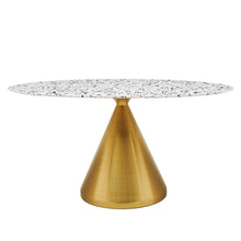 Load image into Gallery viewer, Tupelo 60" Oval Terrazzo Dining Table by Modway